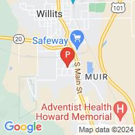 View Map of 45 Hazel Street,Willits,CA,95490